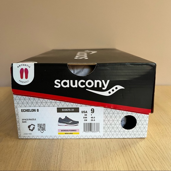*NEW* Saucony Echelon 8 Neutral Running Shoes - Women’s Size 9 Wide - Picture 13 of 13